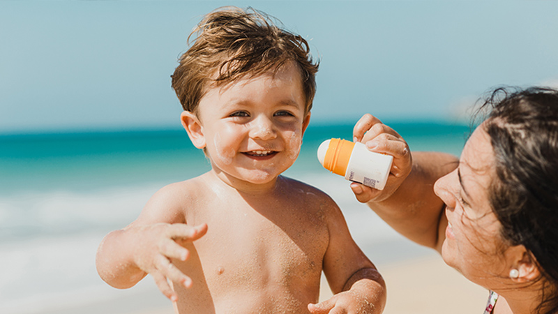 cremas solares para bebés